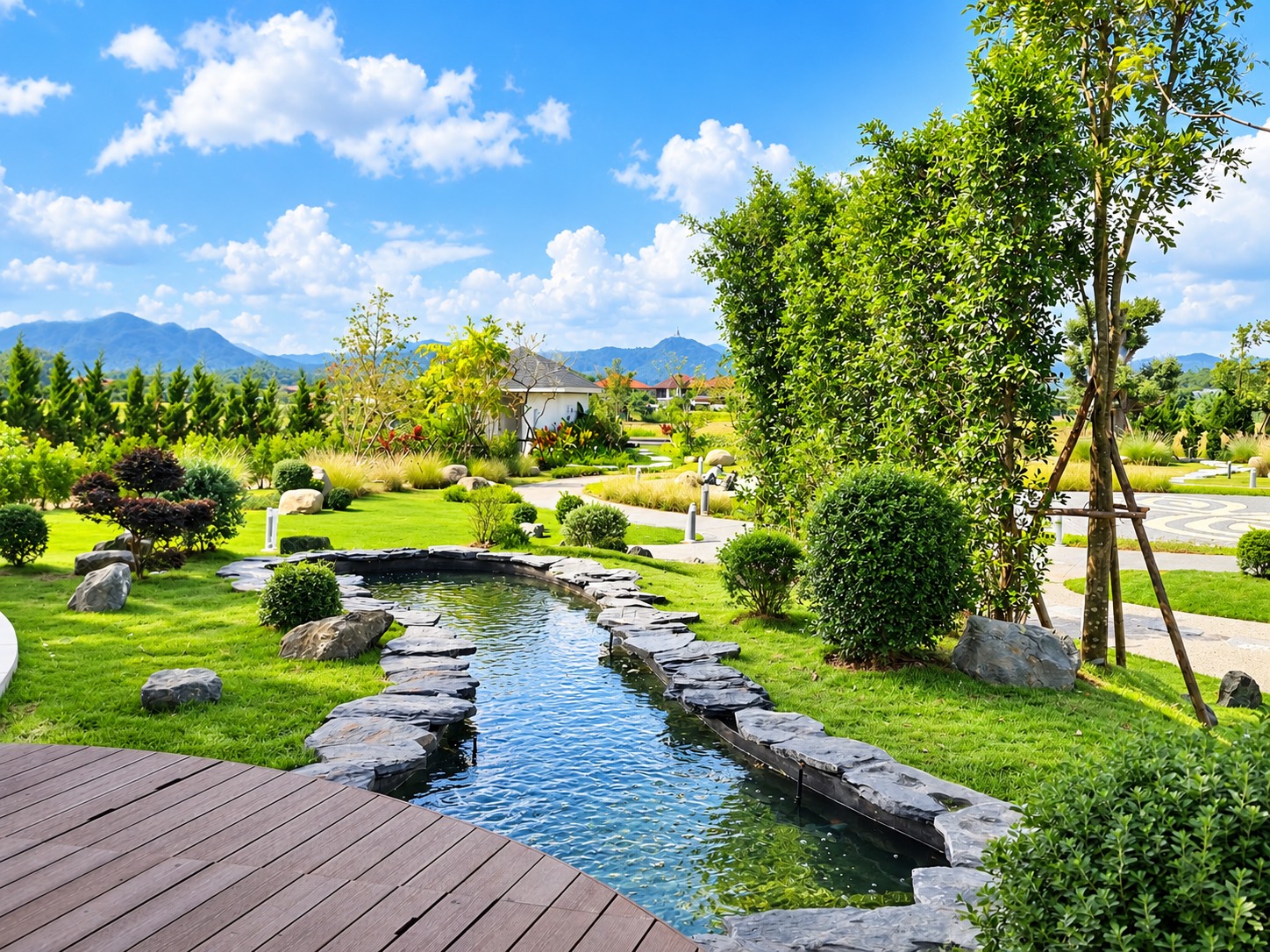 Modern Classic /Tropical Landscape